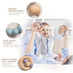 Baby Chewable Teether Bracelet Teething Toy