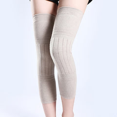 1pair Knee Pad Female Joint Sheath Plus Cashmere Anti-cold Leg P