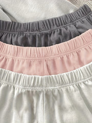 6-Piece Plus Size Pajama Set: Top & Shorts Loungewear