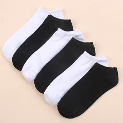 6-Pack Women's Striped Cotton Ankle Socks
