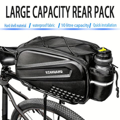 Hard Shell Rear Rack Pack for Mountain Bikes