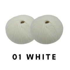 2pcs Fine Wool Thread For Crocheting Knitting T shirts Shawls Scarves