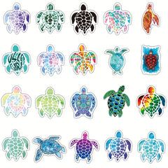 Summer Sea Turtle Stickers Waterproof Vinyl Decal DIY Ornament Laptop Mot