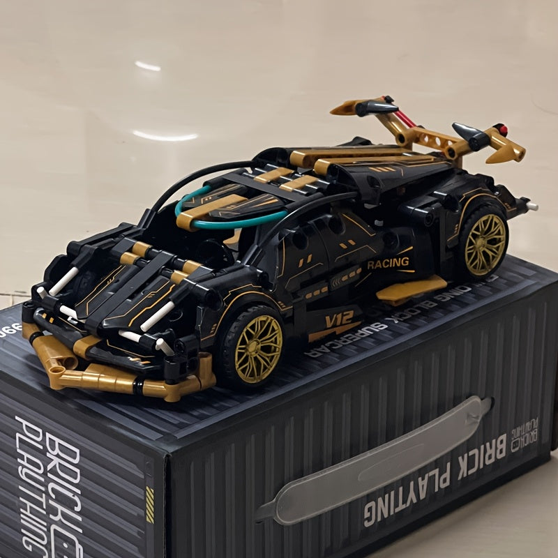 1330pcs Car Model Building Blocks Set ABS Plastic Toy