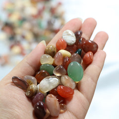 50g Agate Stone Gift - Colorful Natural Crystal 9-15mm