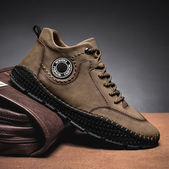 Men's Ankle Boots Casual Rubber Sole Walking Sneakers