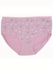 3 Pack Plus Size Women's Ditsy Floral Print Underwear Set