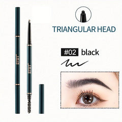 Triangle Head Eyebrow Pencil Fine Smooth Smudge Proof Makeup Stick