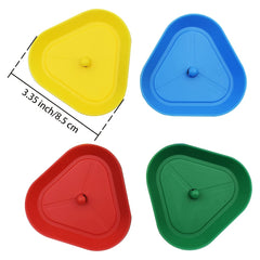 Triangular Poker Card Holders Set of 4, Easy to Use & Comfortable