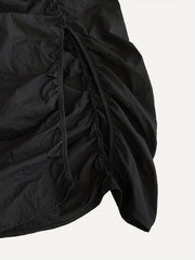 Elastic Waist Split Skirt for Spring & Summer