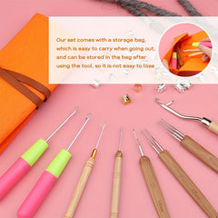 Dreadlock Crochet Hook Set with 5 Different Sizes