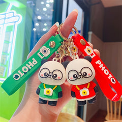 Cartoon Panda Keychain Animal Keyring, Bag Pendant, Car Key Chain
