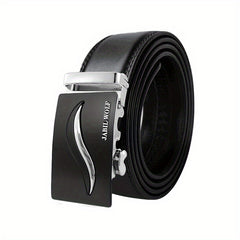Men's Leather Belt Business Casual Automatic Buckle Belt