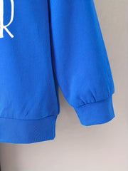 Boy's Big Brother Print Hoodie Casual Hooded Sweatshirt For Fall Winter
