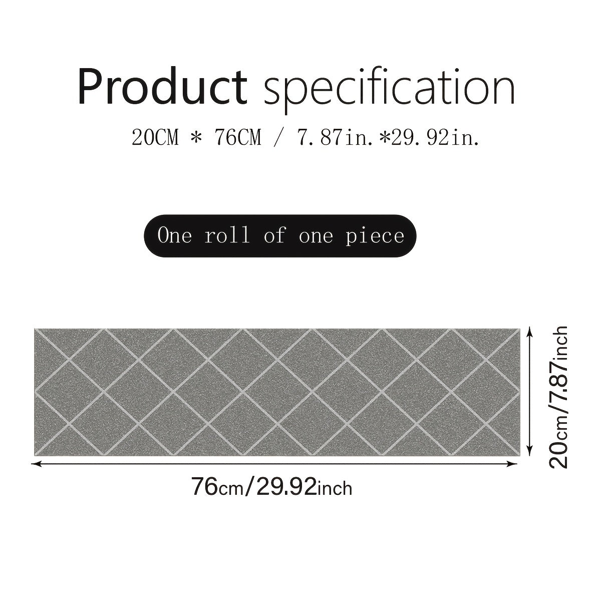 Classic Striped Floor Stickers Non-slip Self-adhesive Home Decoration