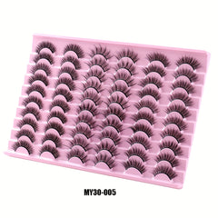 Cat Eye Faux Mink Lashes Natural Fluffy Eyelashes 3D Curling False Extension