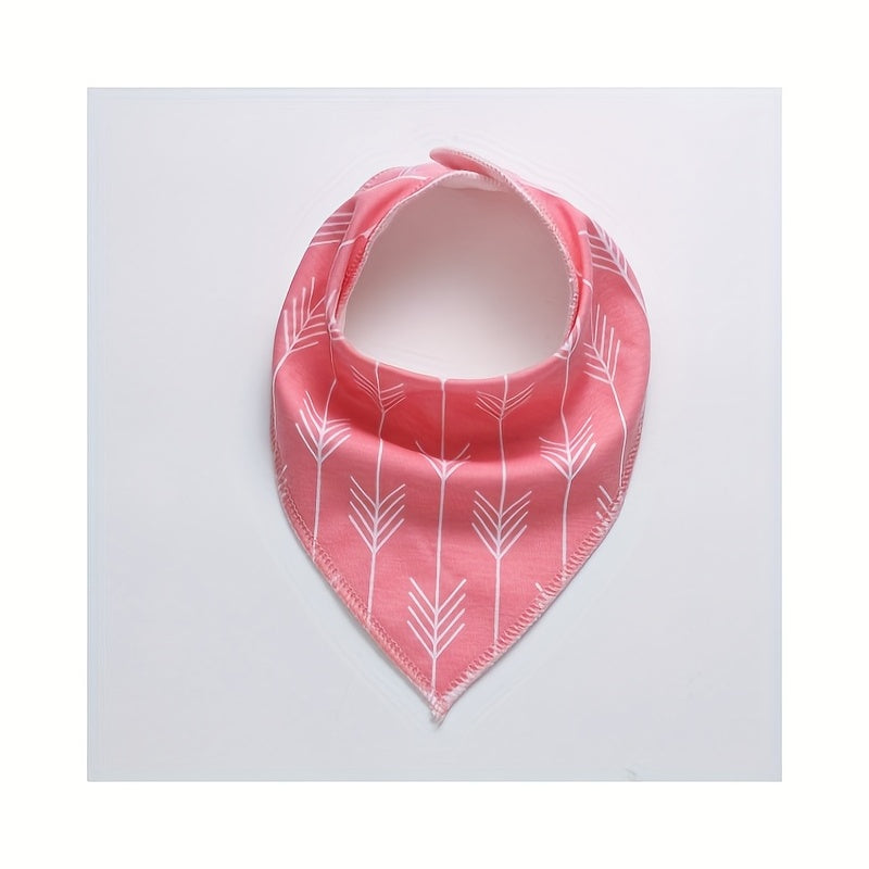 5pcs Baby Cotton Absorbent Bibs Newborn Feeding Bibs