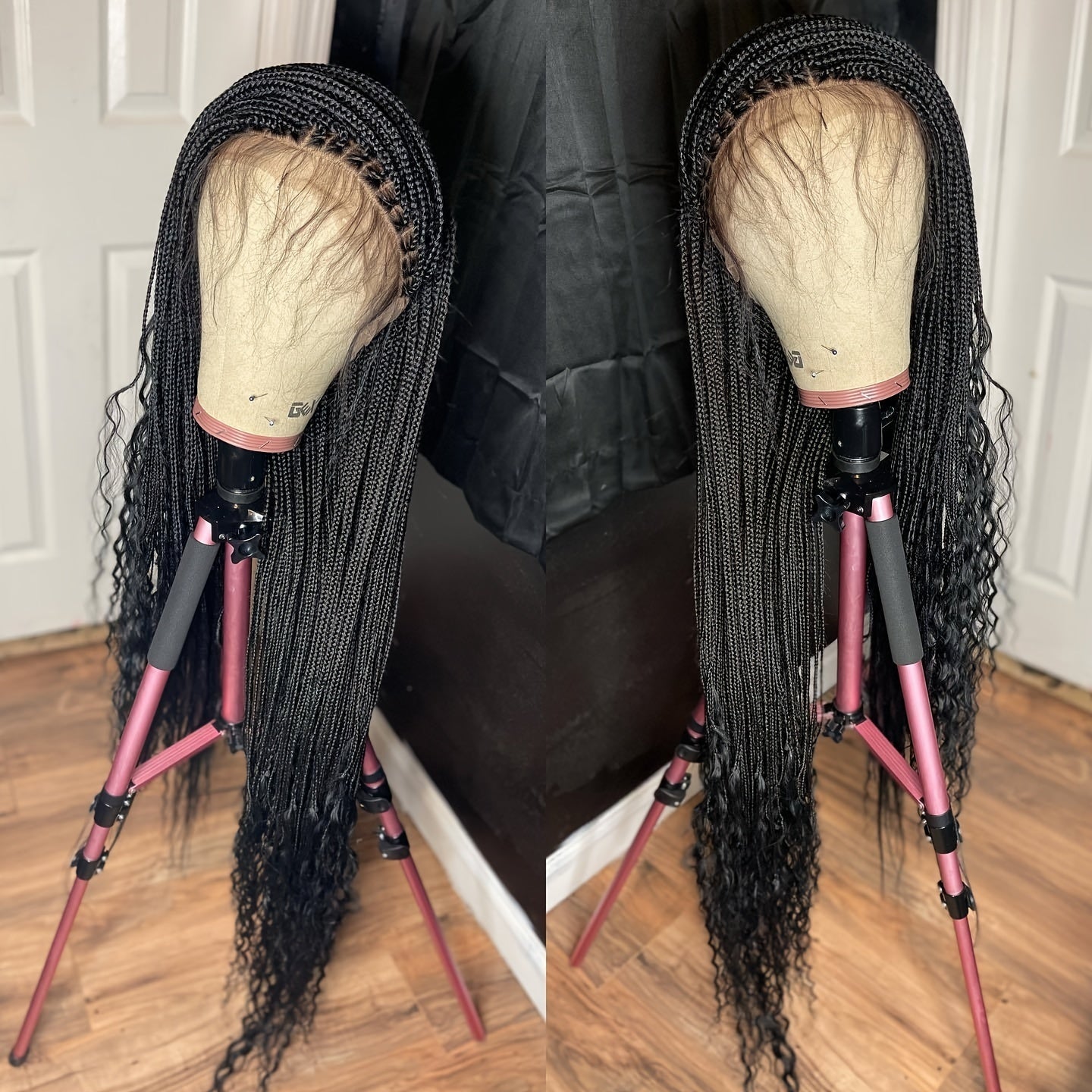 86 36 Cm Full Lace Frontal Knotless Box Braids Wig