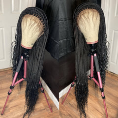 86 36 Cm Full Lace Frontal Knotless Box Braids Wig