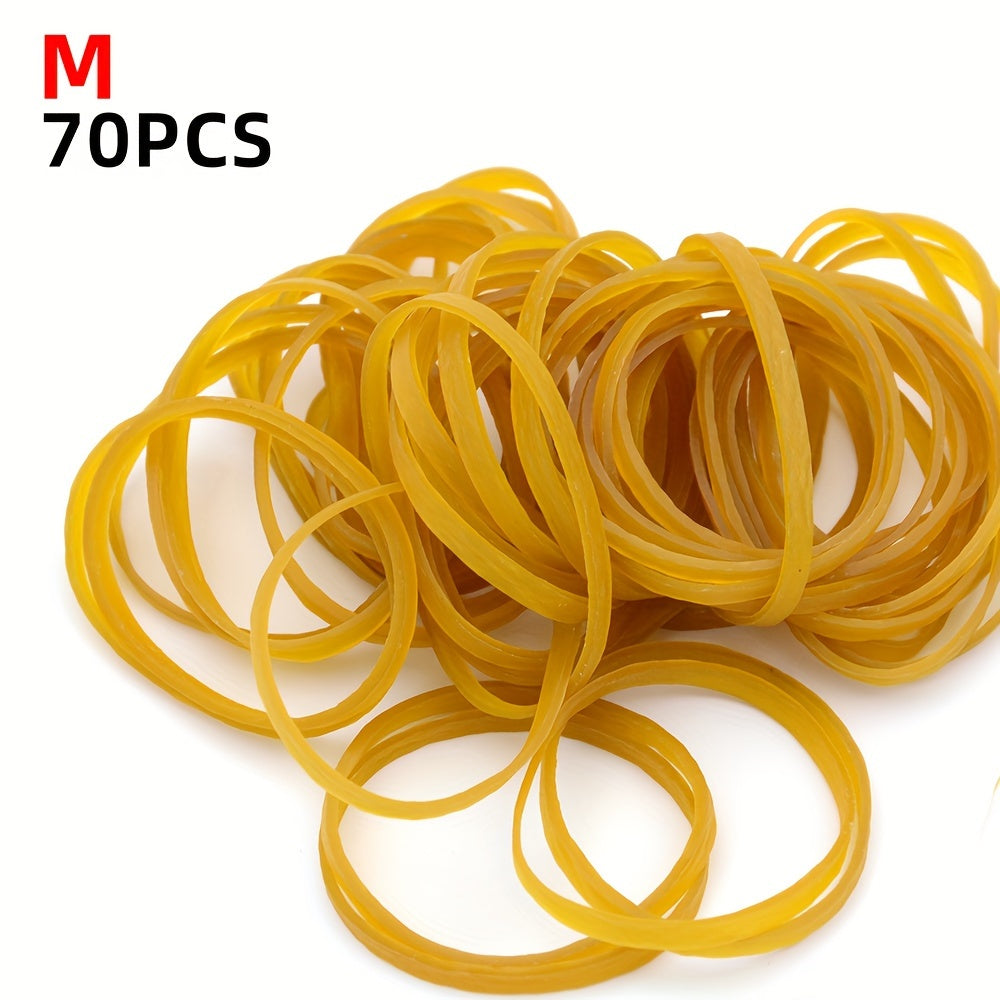 70 High Stretch Yellow Rubber Rings