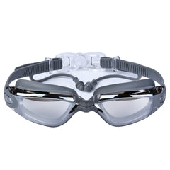HD Electroplating Myopia Swimming Goggles with Earplugs