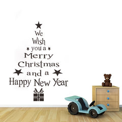Christmas Wish Tree Wall Sticker - Waterproof Vinyl Decor