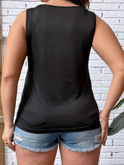 Coconut Tree Print Tank Top