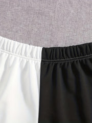Colorblock Stretch Sleepwear Shorts