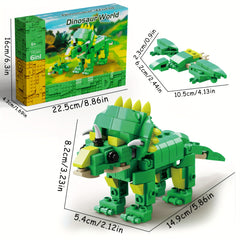 Dinosaur Building Block Toy Set - Triceratops Pterosaur - 172pcs