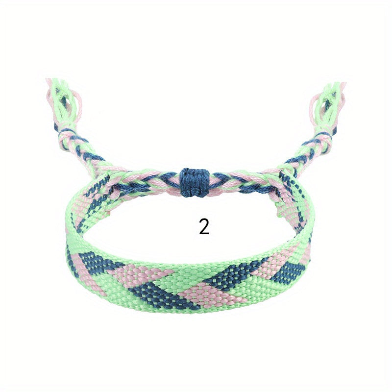 Ethnic Style Adjustable Friendship Bracelet - Perfect Gift