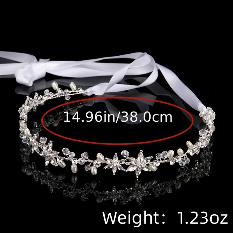 Golden Wedding Flower Headpiece for Bride Girls
