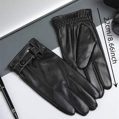 Men's Winter Motorcycle Gloves Touch Screen Outdoor Warm Decorative Gloves