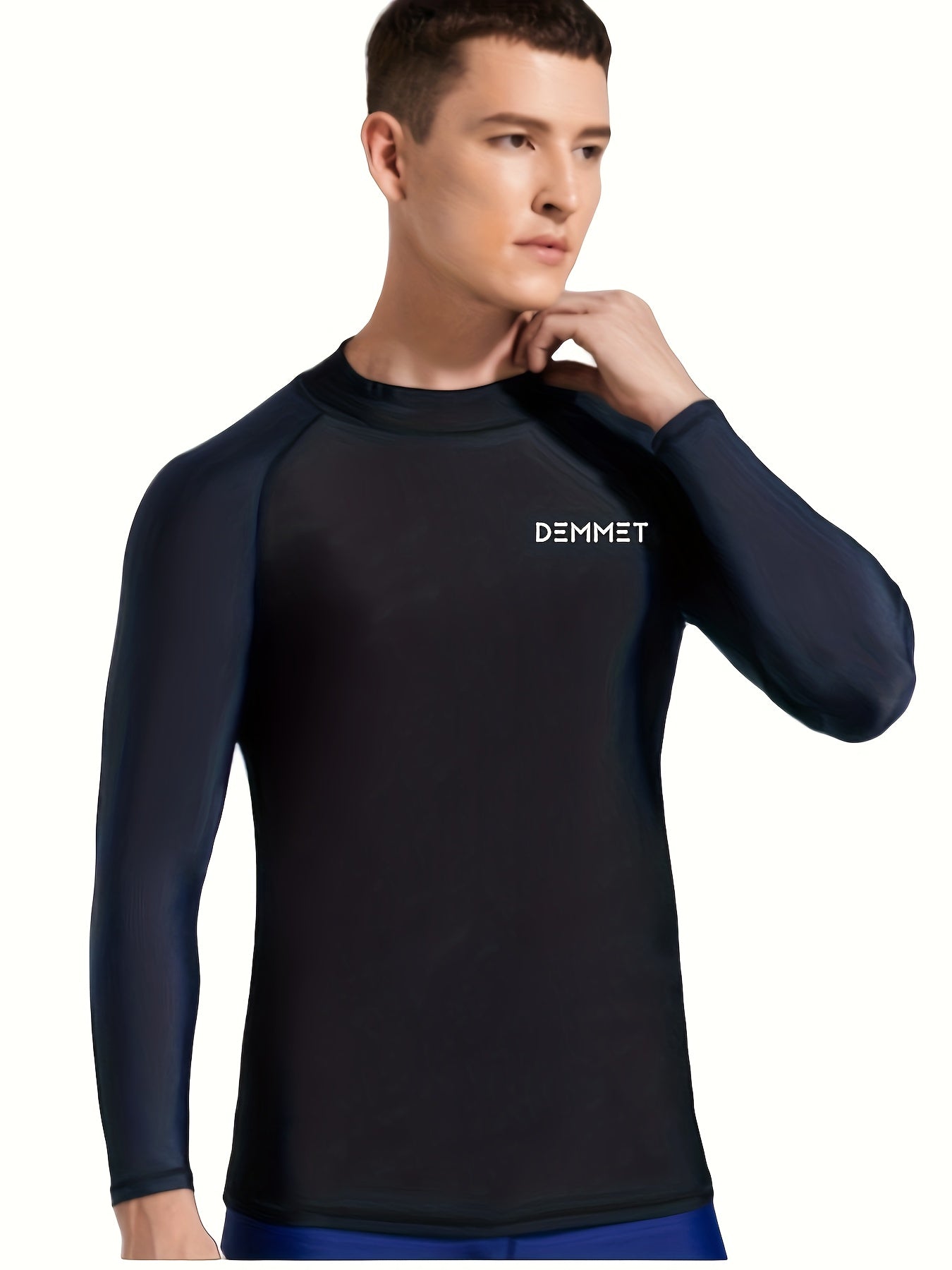 Men's Quick Dry Sun Protection Rash Guard for Diving, Snorkeling, Surfing