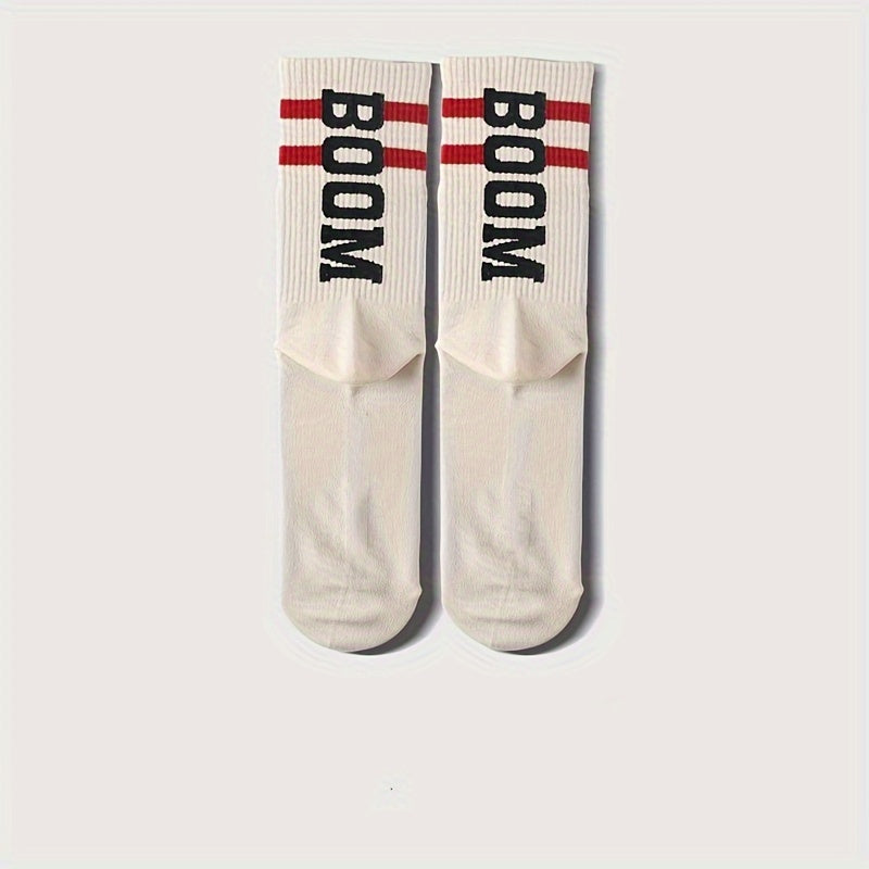 Striped Sports Socks Women's Stockings