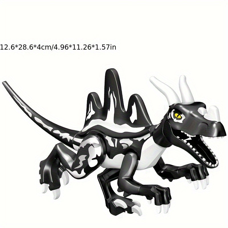Dino Block Kit Brachiosaurus T-rex Velociraptor
