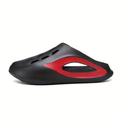Men's Lightweight Slip On Foam Clogs Hollow Out Non Slip Garden Shoes