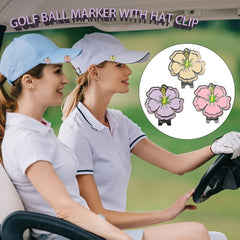 Golf Level Cap Clip Set Magnetic Cap Clip Durable Rust Proof Golf Gift 3 Colors