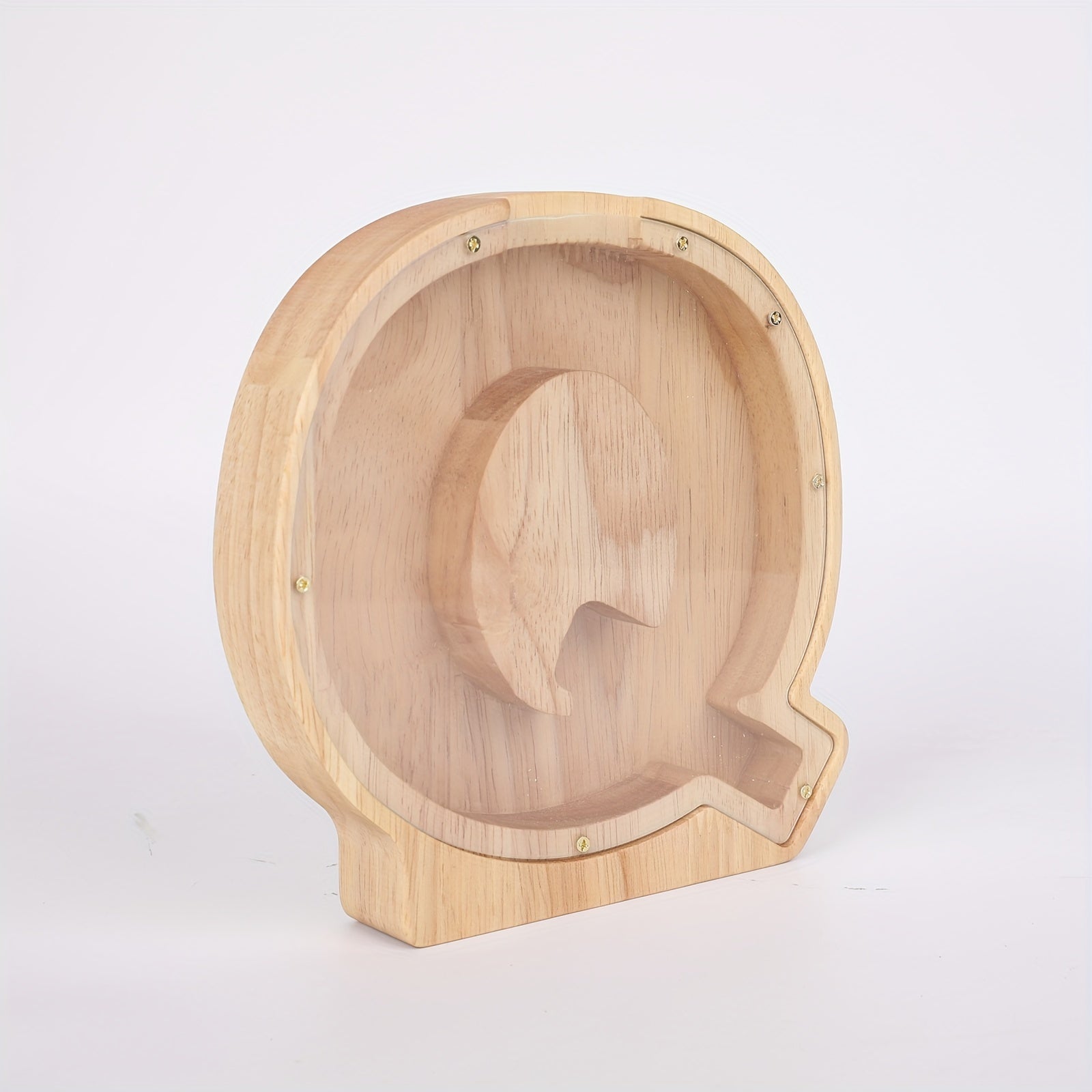 Wooden 26 Letter English Savings Tank Decoration 17.78 cm