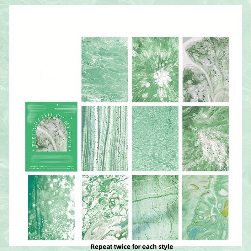 20pcs Paper Light Drops Hand Account Decoration Pack