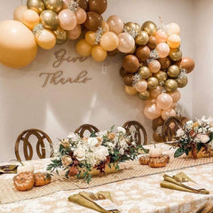 Coffee Balloon Ring Set for Party & Wedding Arch Kit