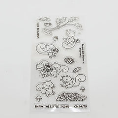 Squirrel Clear Stamp for Crafts