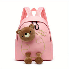 Kids Cartoon Bear School Bag Lightweight Backpack Boys Girls