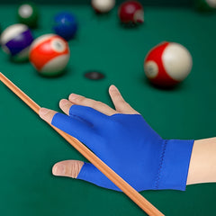 3 Fingers Pool Gloves Non Slip Billiards Match Left Right Hand Pool Cue Gloves
