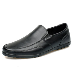 Men's Solid Loafer Shoes Slip On Sneakers for Outdoor Indoor Activities