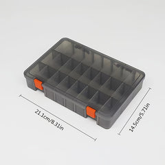 1PC Transparent Plastic Tool Box Part Classification And Organization Box