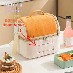 Personalized Toast Lunch Bag Insulated Double Layer Thick Shoulder H