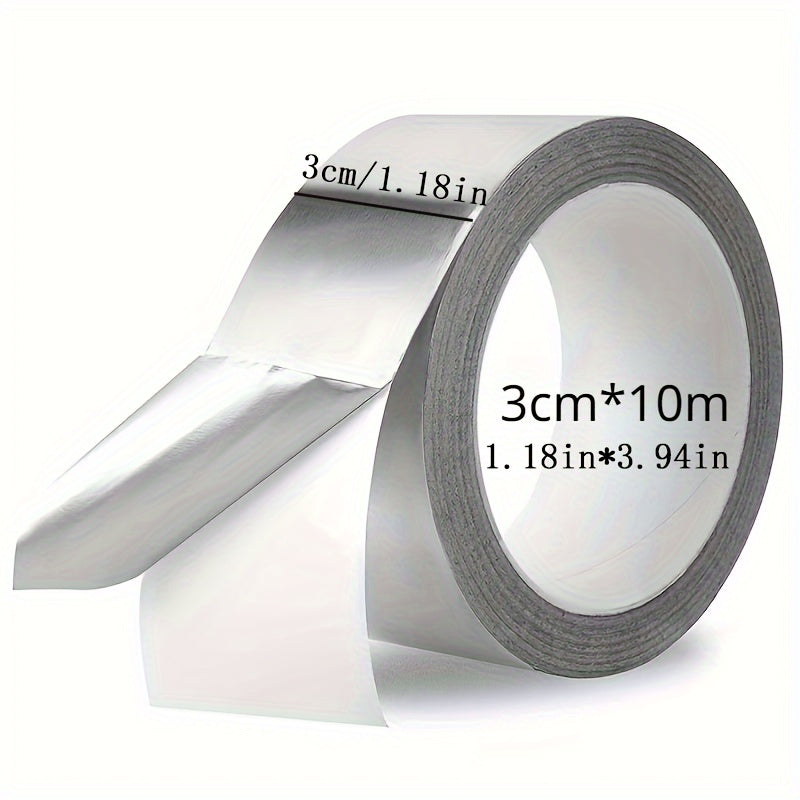 1pc HVAC Waterproof Fireproof Aluminum Foil Tape Strong Adhesive Tape
