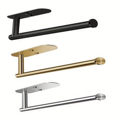 Stainless Steel Wall Mounted Towel Holder, No Drilling, Towel Rack