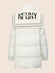 Women's Long Puffer Jacket Winter Sports Stand Collar