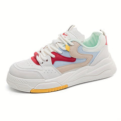 Men's Chunky Sneakers Lace-Up Skate Shoes